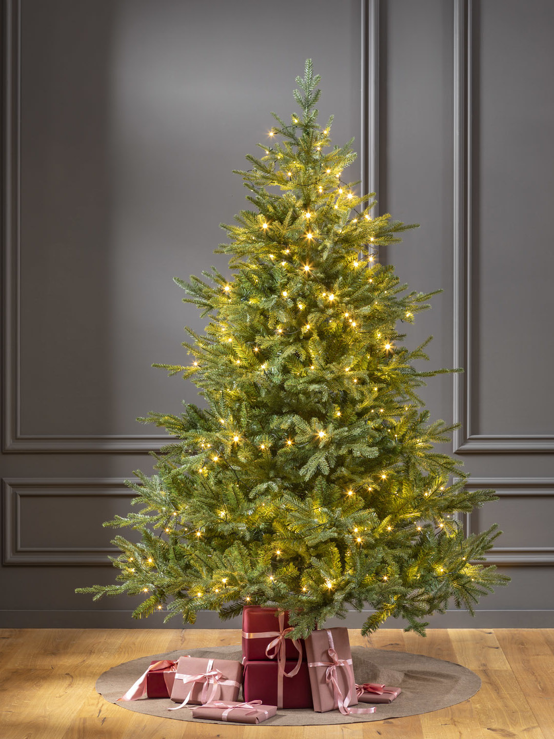 Künstlicher Weihnachtsbaum 120 cm "Grönland" (mit LED Lichterkette)